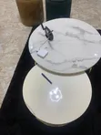 Twin Marble Center Table - Adjustable - 3