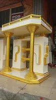 4ft Double Pole Pulpit for Modern Altars - 2