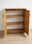 Office Cabinet Brown with Key Lock - 2