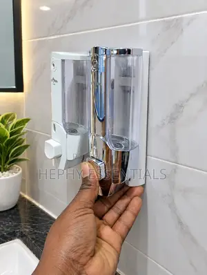 Wall-Mounted Manual Soap Dispenser - Double Chamber