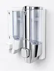 Double Chamber Wall-Mount Soap Dispenser - 2