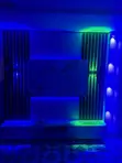 Home Interiors Media Console with LED Light - 1