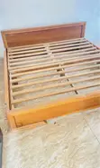 Home Interiors King Size Bed Frame - Honey Brown - 1