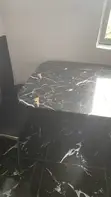 A Very Big Wardrobe With Light Wig Rack and a 4 Seater Marble Dining - 2