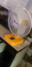 Sunking Solar Fan - Yellow - 1