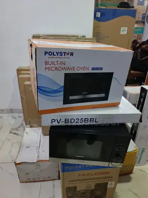 Polystar 25L Microwave Mai Shigar Ciki Tare Da Cikin Bakin Karfe