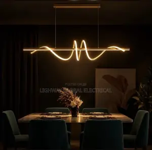 Dining Area LED Three-Color Chandelier (80cm)