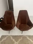 Living Room Swivel Lounge Chairs (Set of 2) - 1