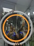 60x60cm Frameless Hand Wave LED Mirror - 1