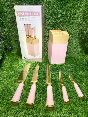 6-Piece Babban Set na Wukake da Haske Mai Ginawa