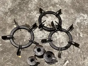 3-Tashar Gas Cooker Mai Bakin Karfe