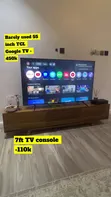 TCL Google TV 55 Inch Wannan Yana Amfani Da Shi Kadai - 1