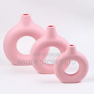 3 PC Set Filin Donut Vase