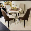 4 Chairs Marble Top Dining Set - Brand New - 2