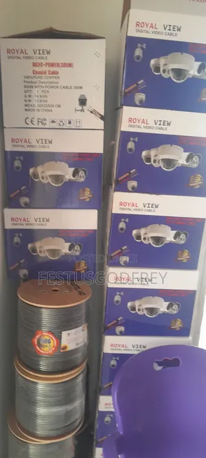 RG59 + Power Coaxial Cable (305m) - 100% Copper