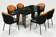 Home Interiors Dining Set tare da Marble Top (Kujeru 6) - 1