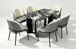 Home Interiors Dining Set tare da Marble Top (Kujeru 6) - 2