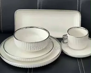 16-Piece Marble Dinner Set