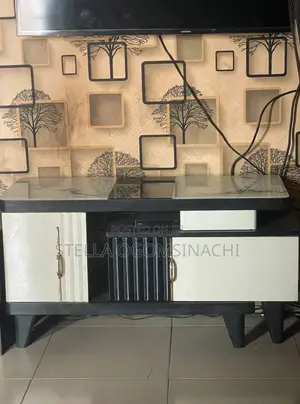 Foreign Adjustable TV Stand with Storage Cabinets