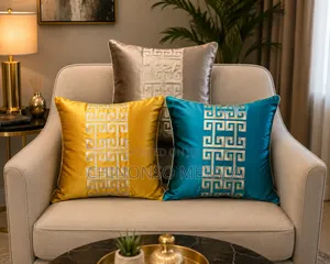 Labyrinth Jacquard Throw Pillow - Sabon Abu