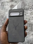 Google Pixel 8 Pro Faux Leather Case - Gray - 1