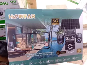 Howfar 8K Solar Security Camera - 3-Lens Smart CCTV
