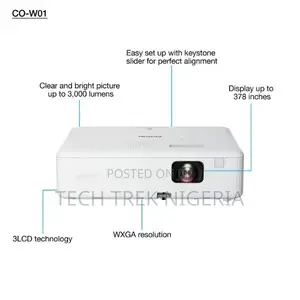 Epson CO-W01 Projector | 3000 Lumens