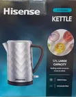 Hisense Electric Kettle 1.7L Silver H17KSSS2 - 2