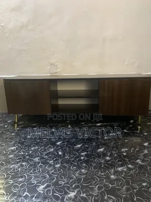Home Interiors TV Stand/Console - Brown Wood