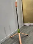 Long Selfie Stick with Bluetooth Shutter - Orange - 3
