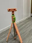 Long Selfie Stick with Bluetooth Shutter - Orange - 4