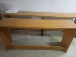3-in-One Wooden Office Table - Kwamfuta Desk