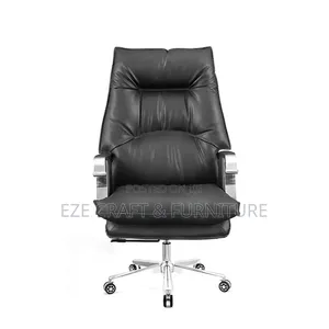 Durable Reclining Director Chair - Brown Mesh & Fabric