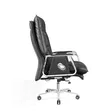 Durable Reclining Director Chair - Brown Mesh & Fabric - 2