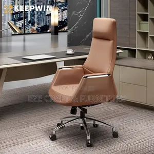 Sleek Durable Executive Office Chair - Brown