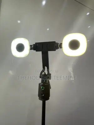 Q13 AI Tracking Tripod Mai Fitila Biyu