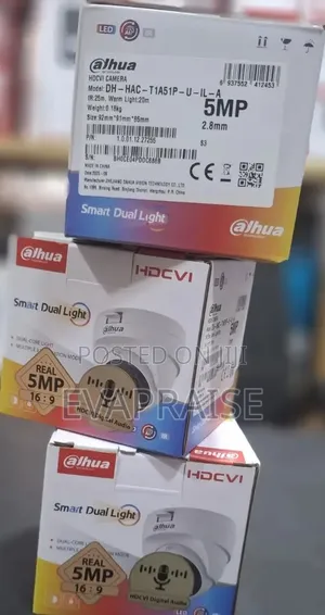 Dahua 5MP Smart Dual Light Dome CCTV Camera
