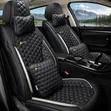 Premium Smiley Face Leather Seat Covers - 2