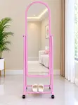Standing Mirror With Shoe Racks - 1