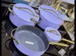 UCC Ceramic Cookware Set - Purple - 3