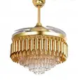 Crystal Fan Chandelier - Brand New - 1