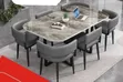 Modern 4-Seater Dining Set - Home Interiors - 1