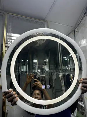 60x60cm Frontlight Human Sensor LED Mirror