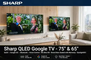Sharp QLED Google TV - 75" & 65" - New Sealed