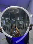 60x60 Frameless LED Mirror with Human Sensor - 1