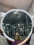 60x60 Frameless LED Mirror with Human Sensor - 2