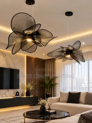 Modern Black Butterfly Chandelier (750mm)