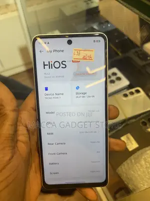 Tecno Pova 7 256GB Silver - Wannan Amfani Da Kasashen Waje