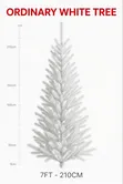 Christmas Tree 7ft - Pre-Decorated White - 2