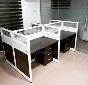 4-Gurin Teburin Aiki - Kayan Ofis na Modular